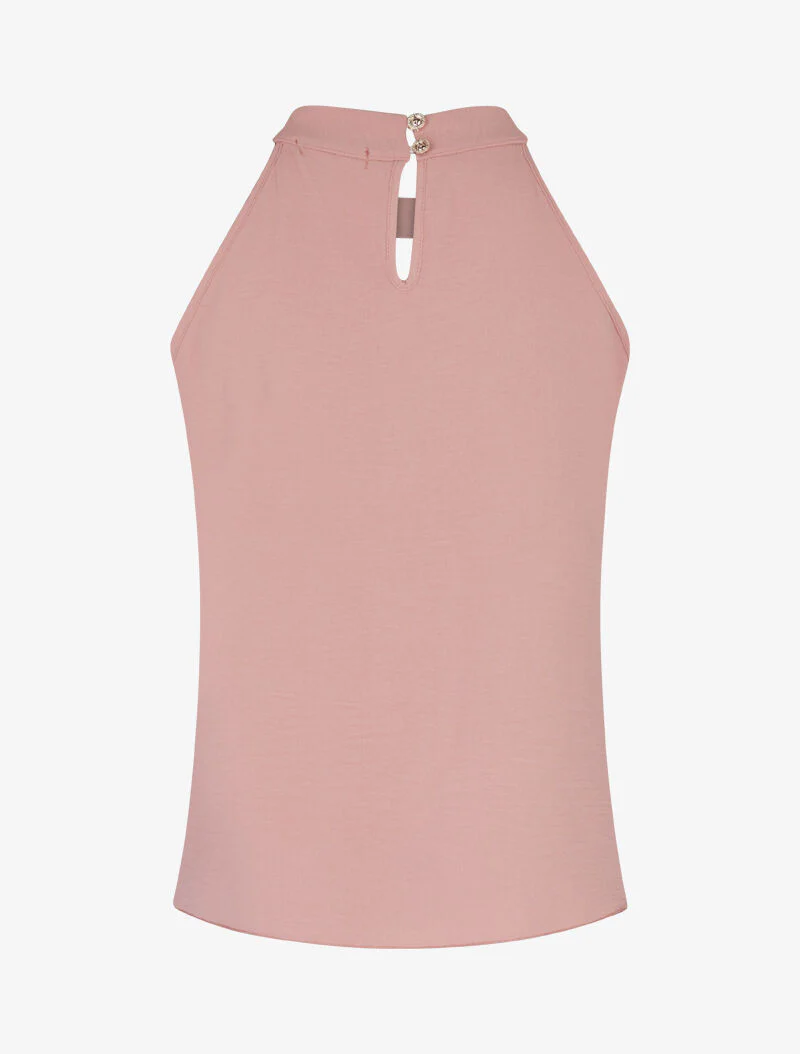 Top met Amerikaanse kraag - roze - Image 2
