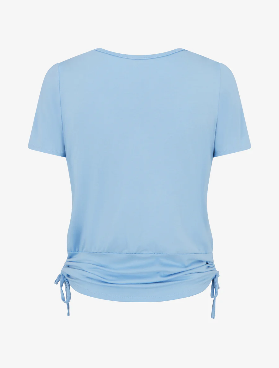 Top met kettinglaagjes-effect - Lichtblauw - Image 2