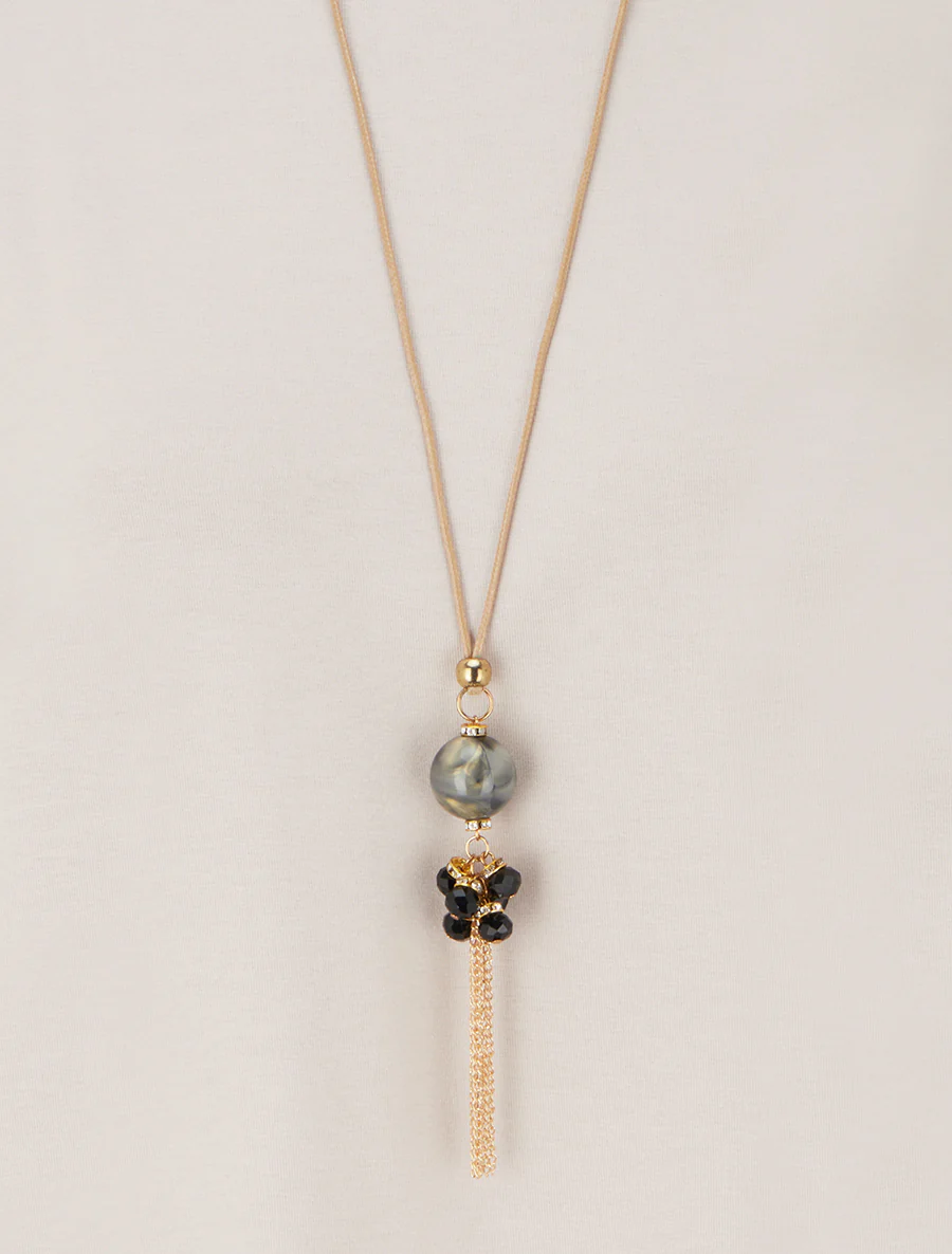 Top met korte mouwen - Beige - Image 3