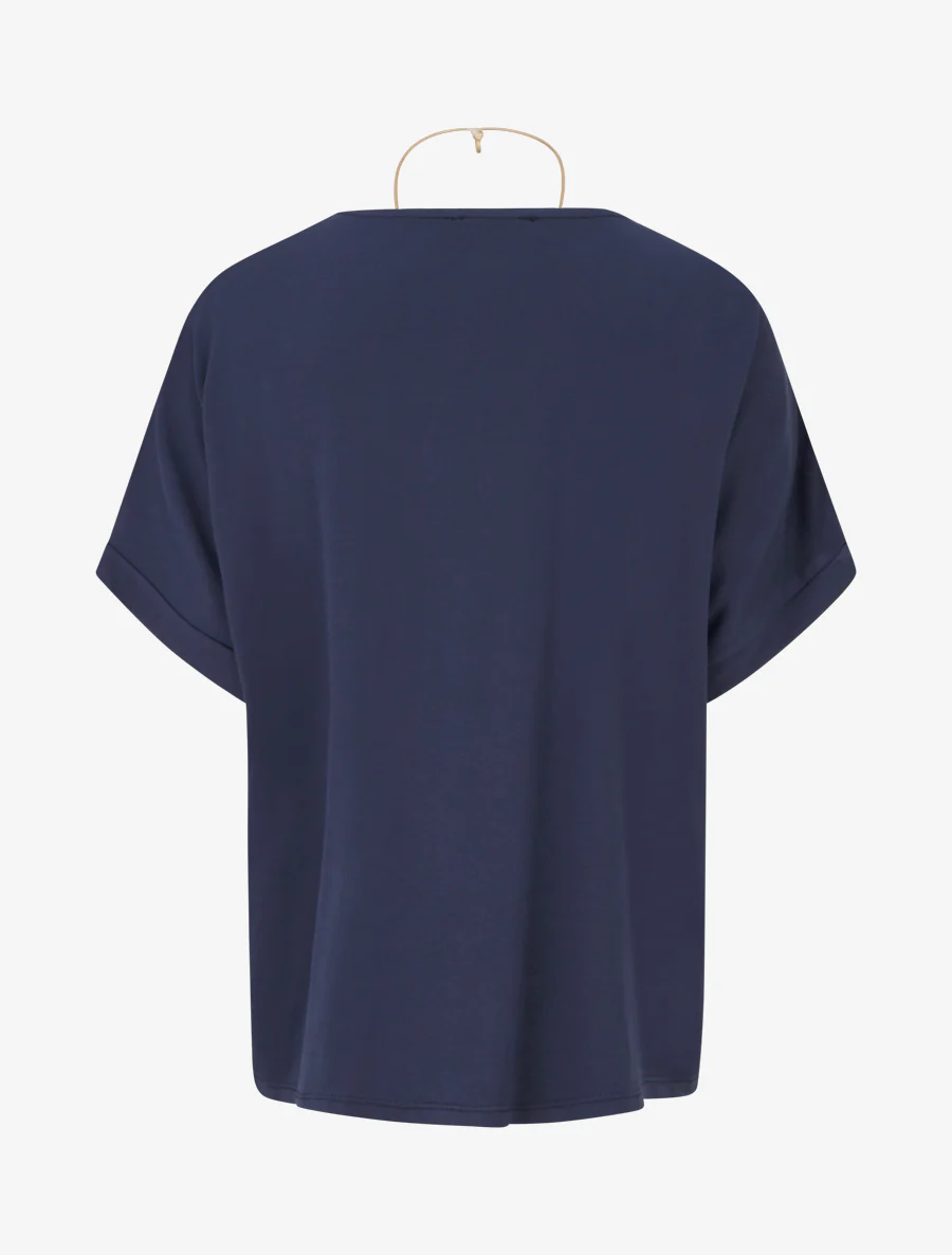 Top met korte mouwen - Marine - Image 2