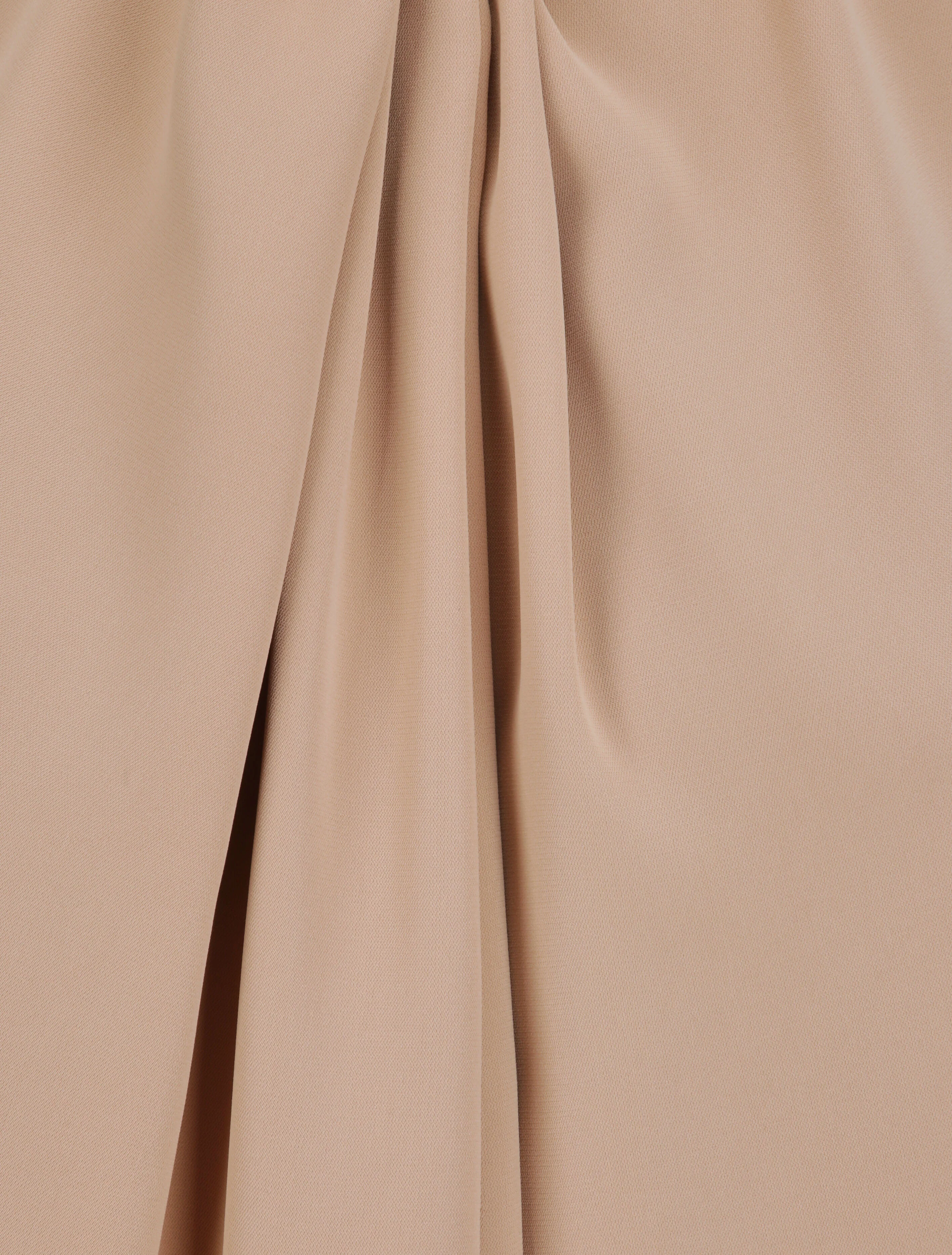 Top met ronde hals in vlechtwerk - Beige - Image 3
