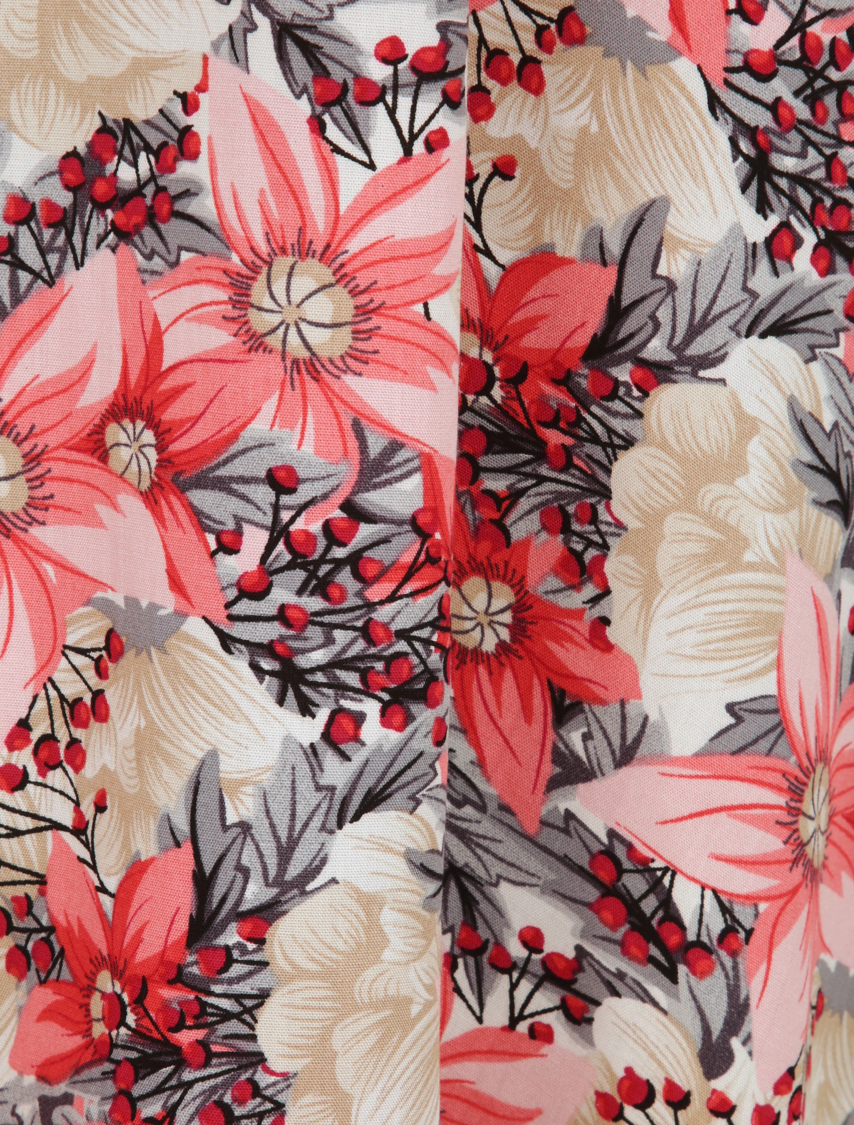 Top met verschillende bloemenprint - Roze - Image 3