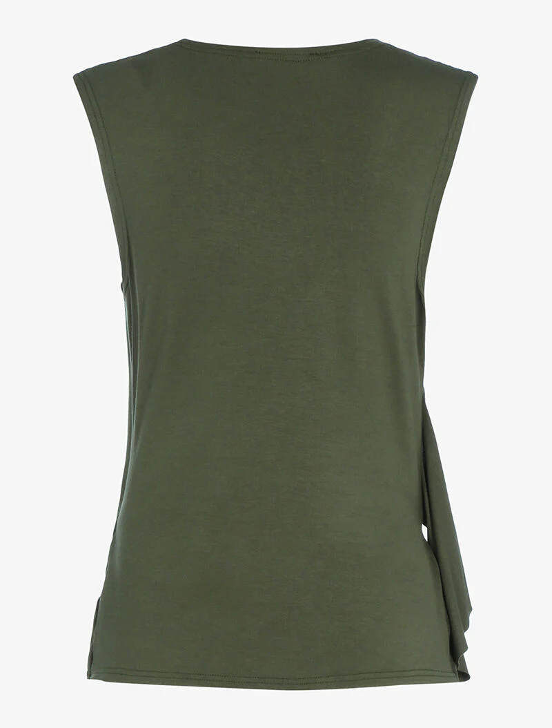 Top overslag - kaki - Image 2