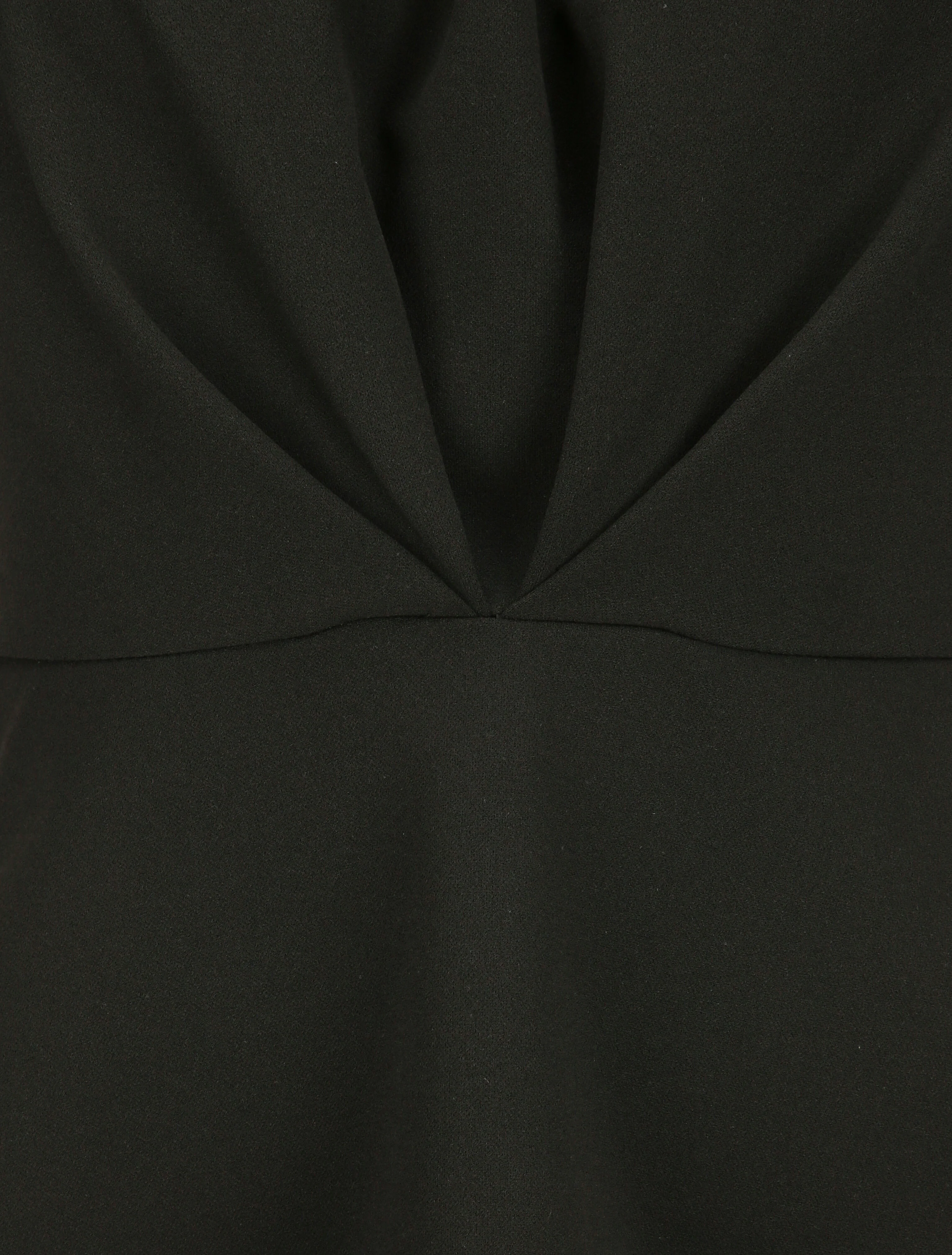 Top peplum met Amerikaanse kraag - Zwart - Image 3