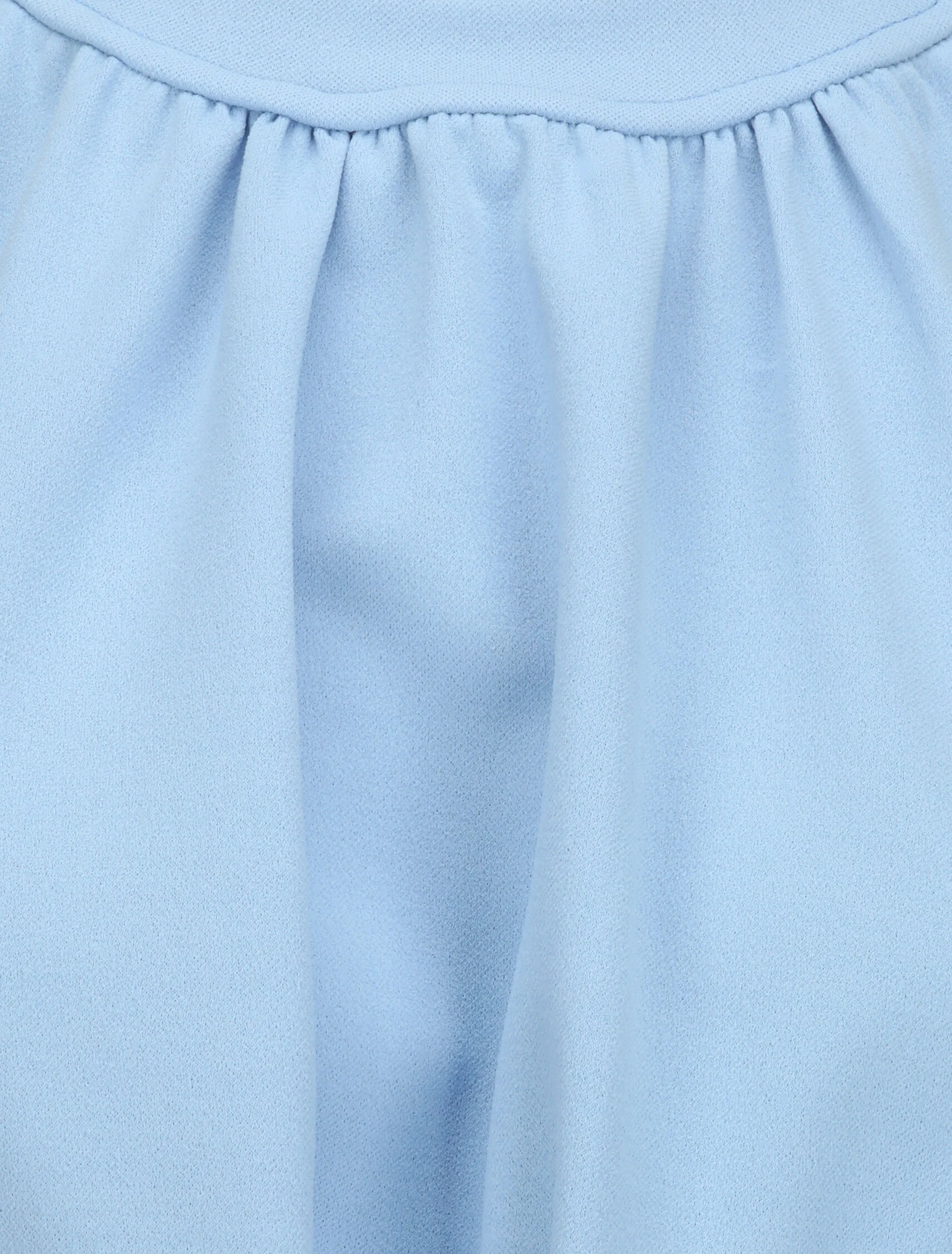 Top peplum met Amerikaanse kraag - Lichtblauw - Image 3