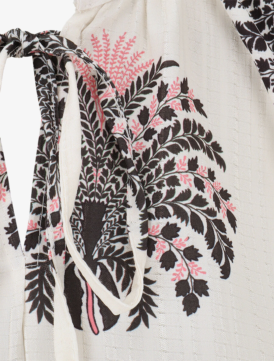 Top zonder mouwen met fantasieprint - Zwart - Image 3