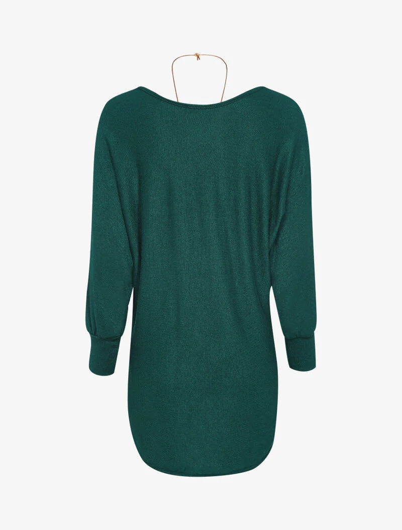 Vleermuismouwen tuniek - Groen - Image 3