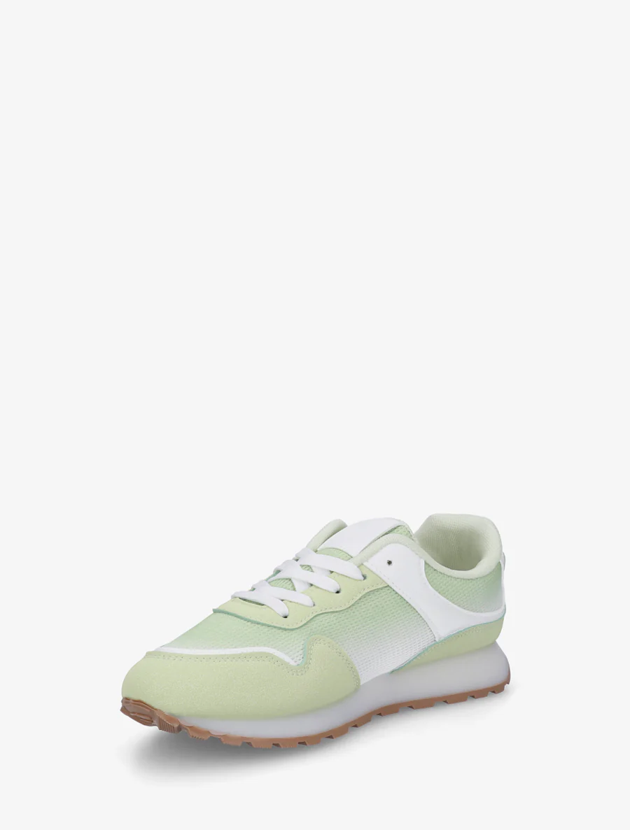 Tweedelige sneakers met dikke zool - Groen - Image 3