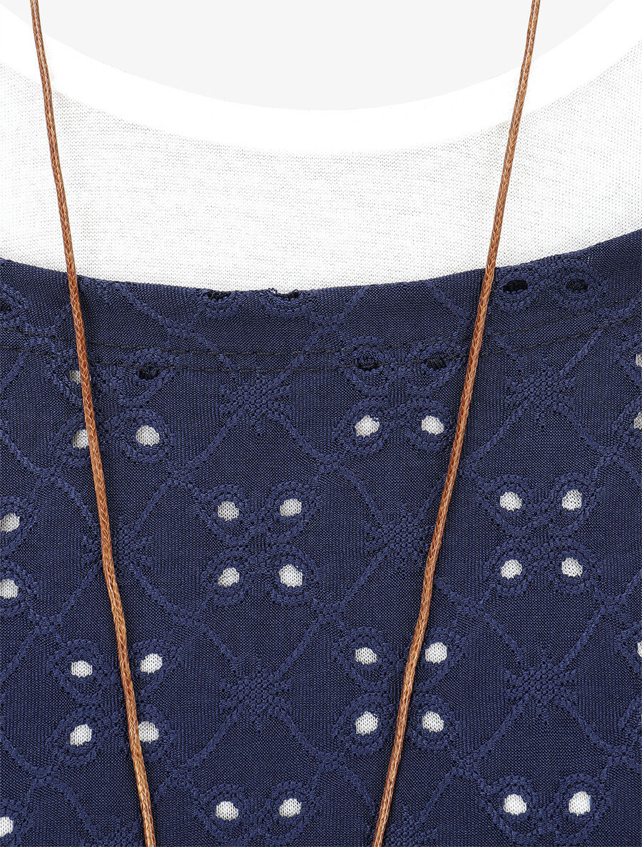 Tweekleurige top en tanktopset - blauw - Image 3