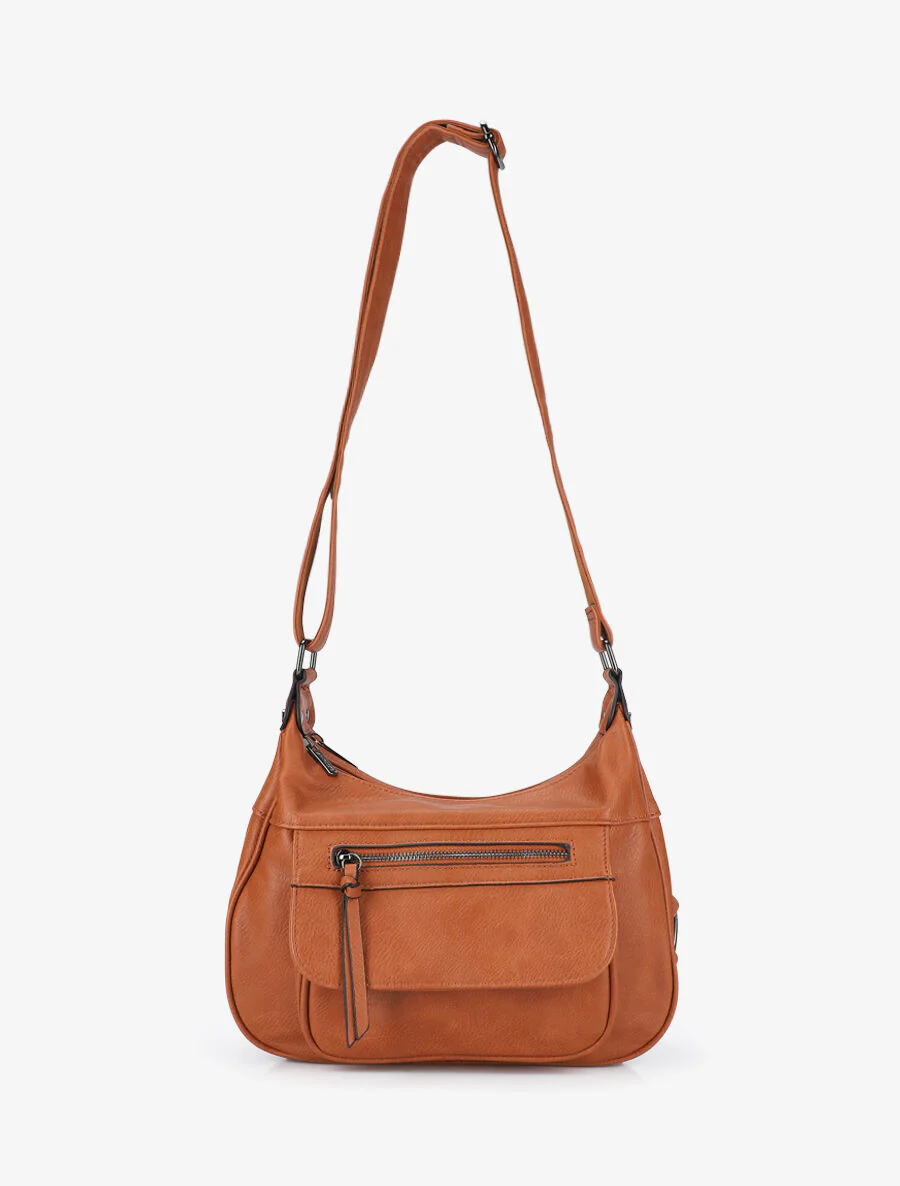 Valeria schoudertas - Kameel - Image 3