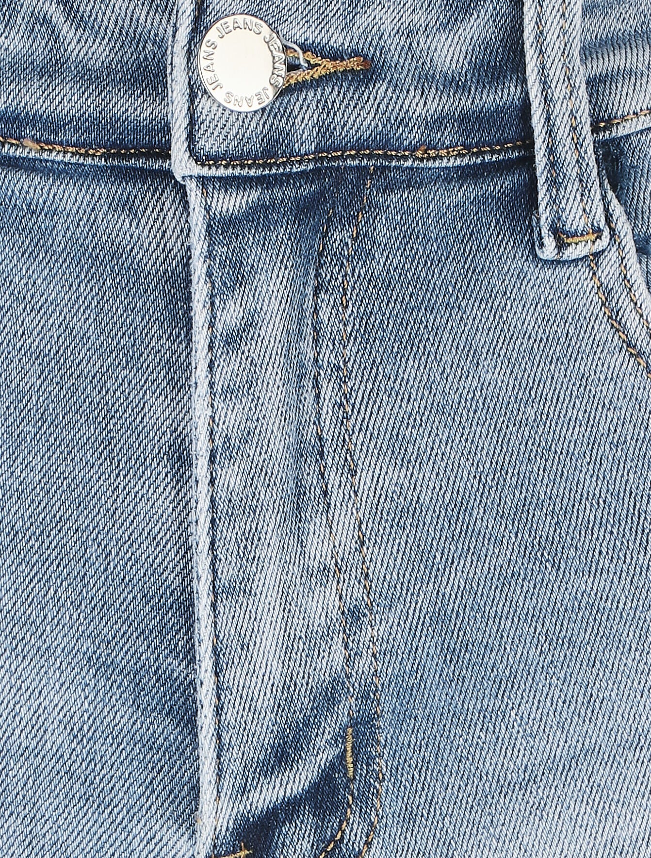 Vervaagde push-up shorts. recht model - blauw - Image 3