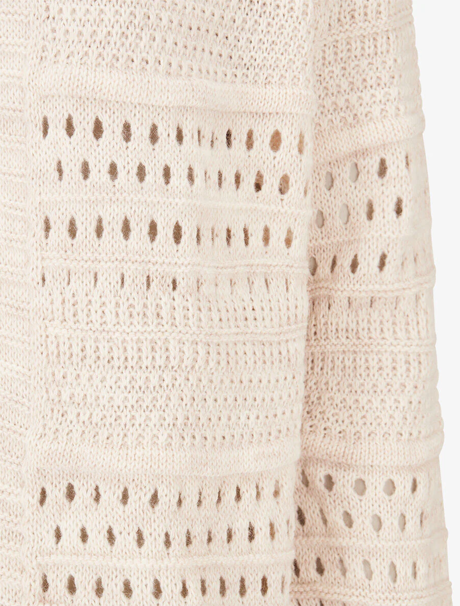 Vest met 1-knoops zoomsteek - taupe - Image 3
