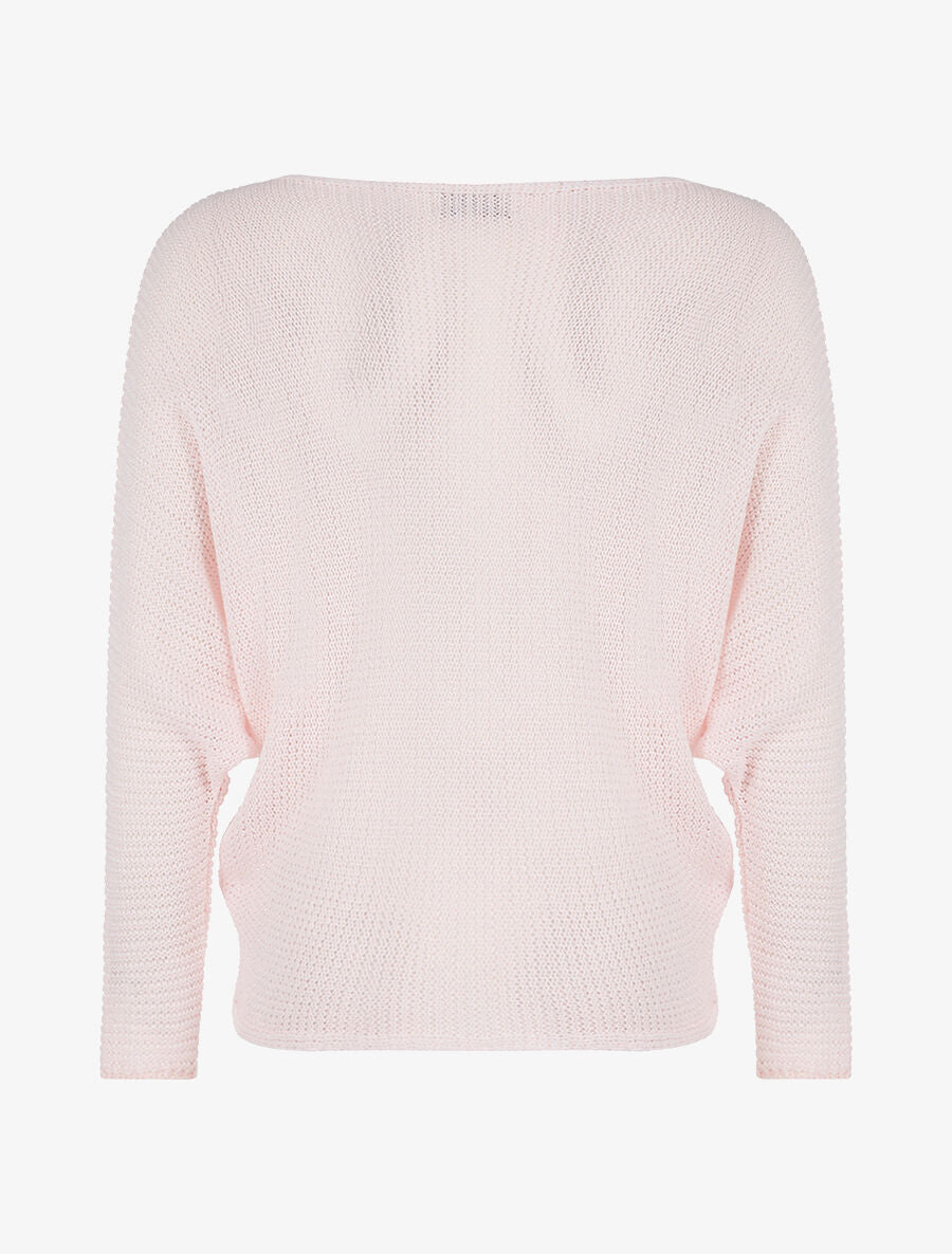 Vleermuis trui gemêleerd - roze - Image 2
