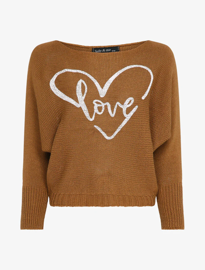 LOVE-print vleermuistrui - Camel