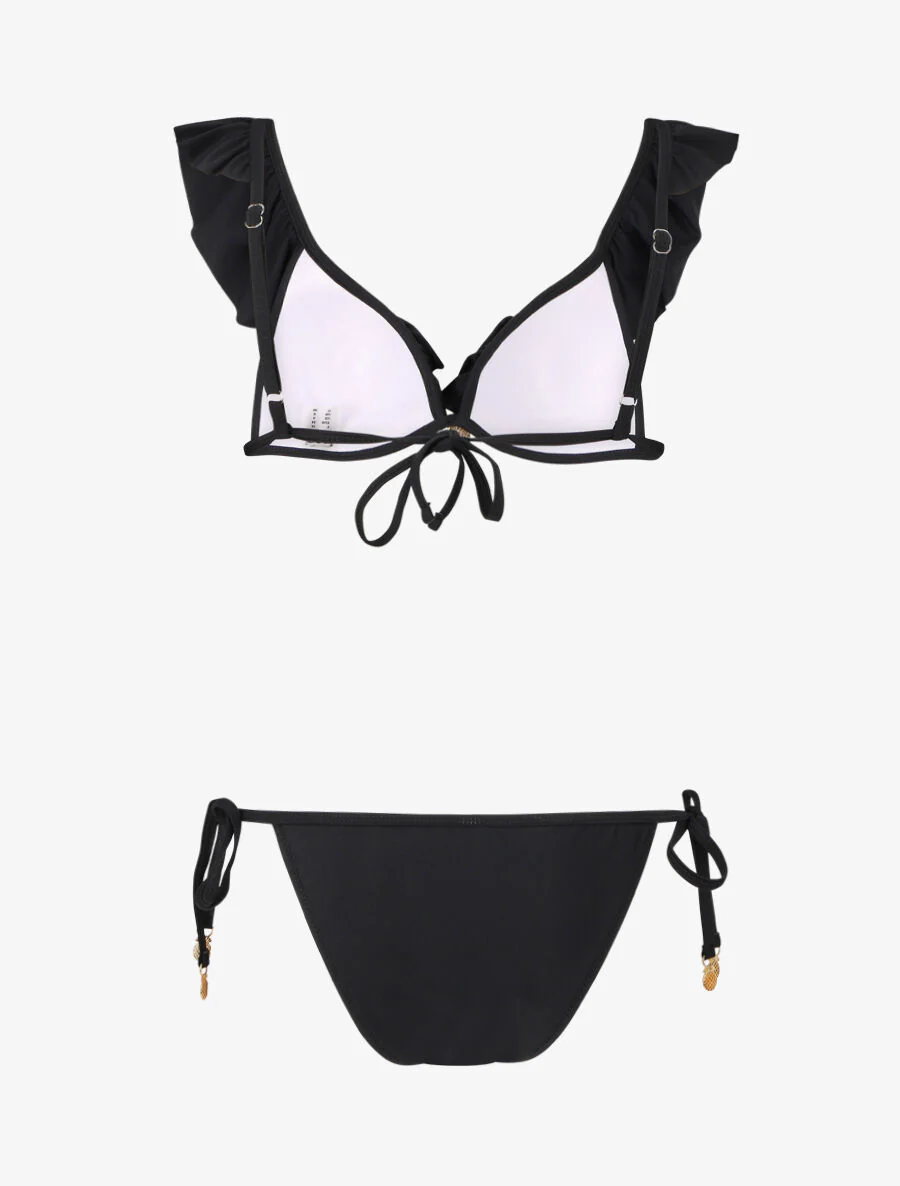 Vliegende bikini met juwelen ananas detail - Zwart - Image 2