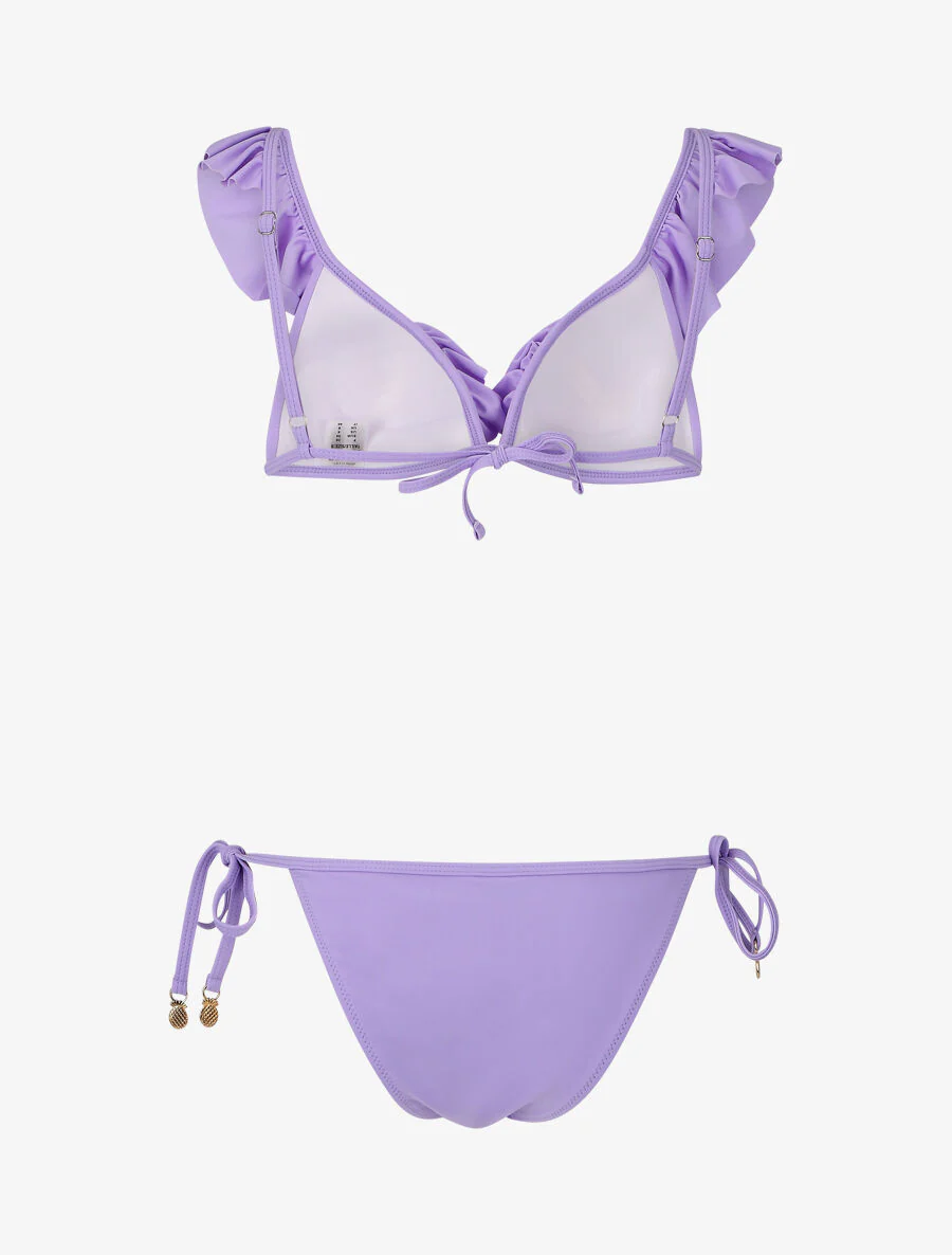 Vliegende bikini met juwelen ananas detail - Lila - Image 2