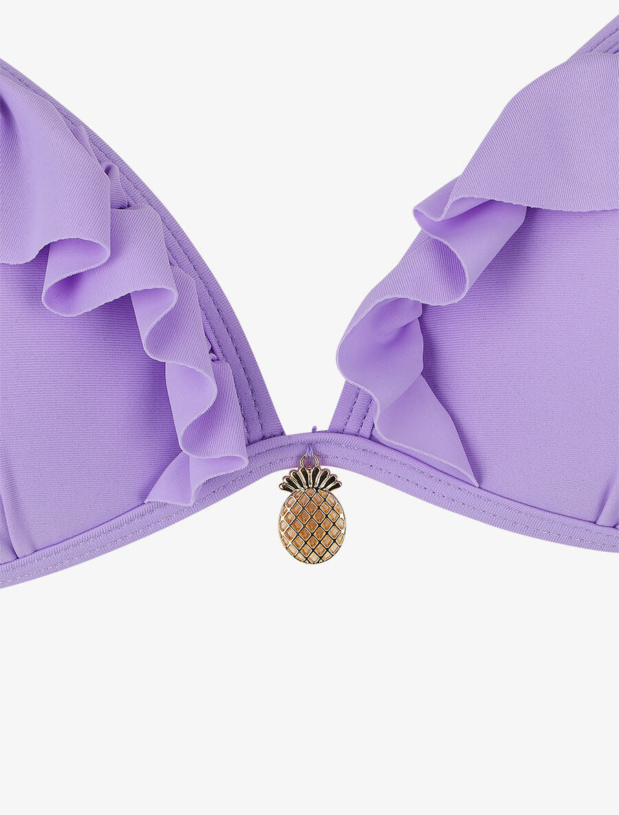 Vliegende bikini met juwelen ananas detail - Lila - Image 3