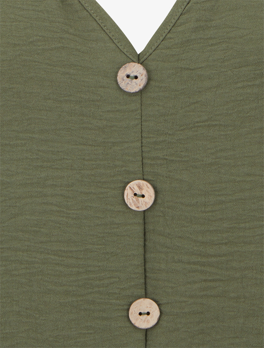 Vlotte volantencaraco - Kaki - Image 3