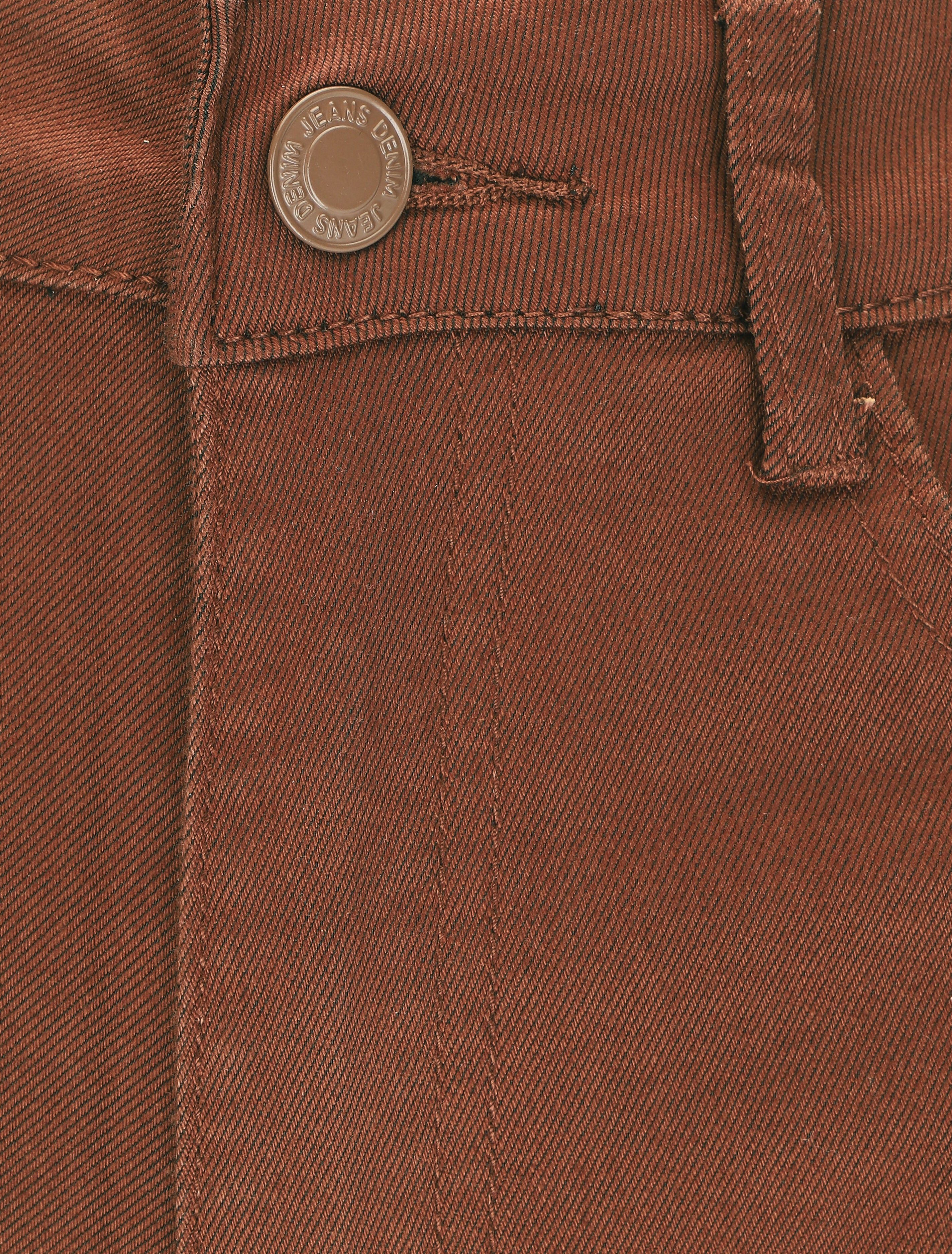 Wijde rechte jeans - Bruin - Image 3