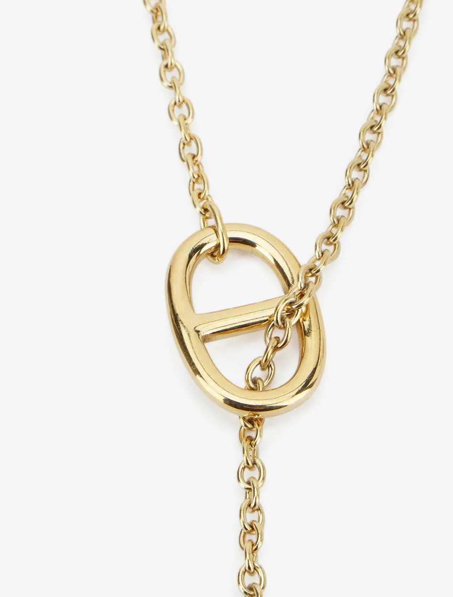 Y-ketting met ankerschakel - Goud - Image 3