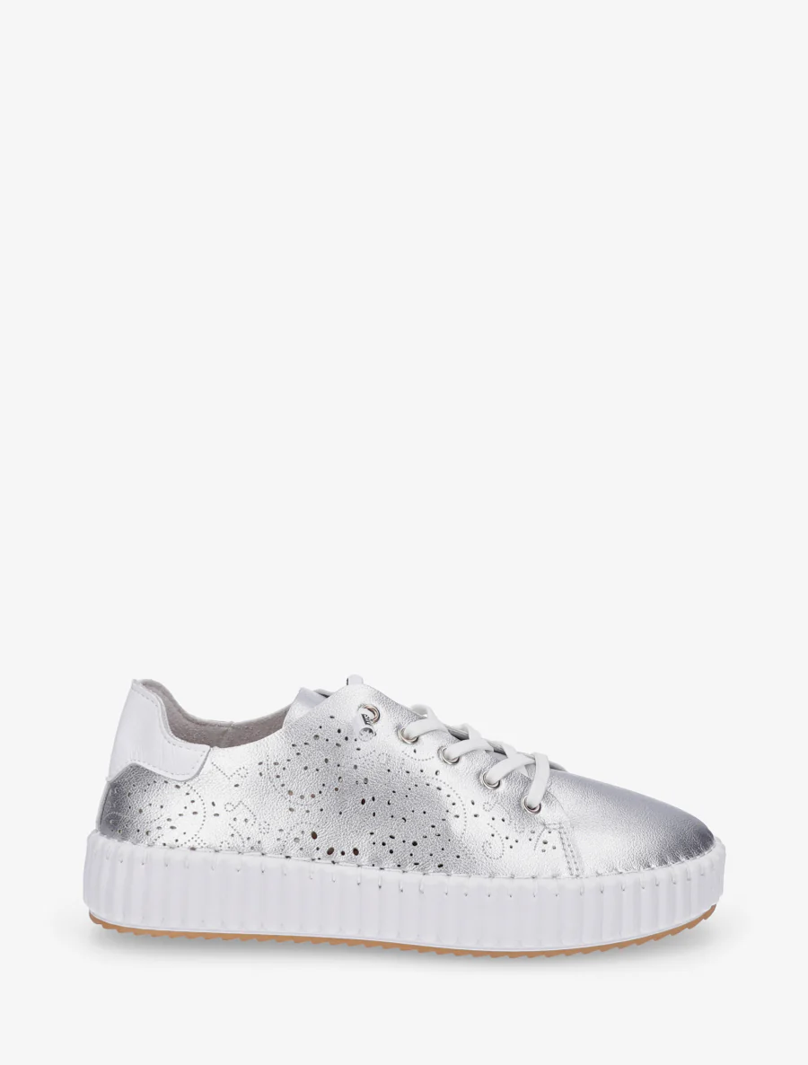 Zachte sneakers met opengewerkte patronen - Geld