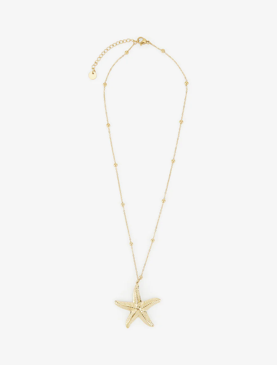 Zeester motief ketting - Goud - Image 2